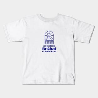 The tides of Bréhat give rhythm to my life - Brittany Morbihan 56 Mer Vacances Plage Kids T-Shirt